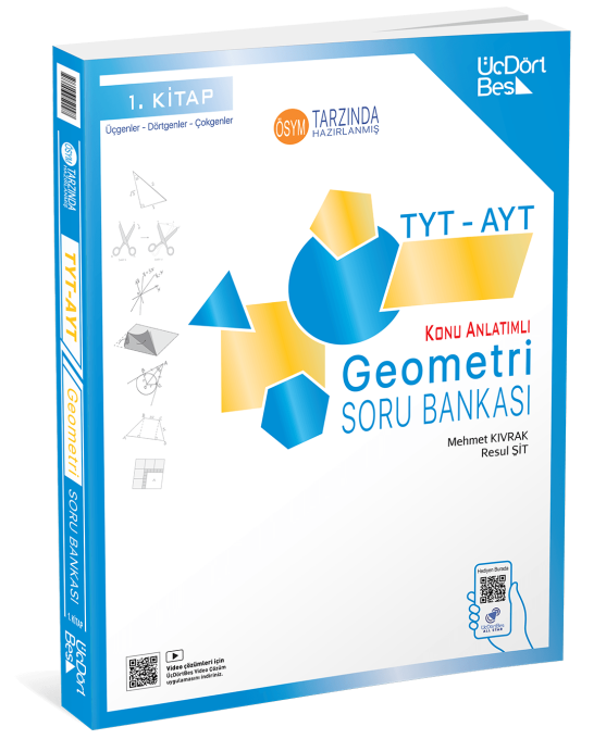 TYT-AYT GEOMETRİ SORU BANKASI 1. KİTAP - GÜNCEL BASKI