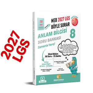8. Sınıf 2027 Lgs Meb Böyle Sorar ANLAM BİLGİSİ Soru Bankası Video Çözümlü