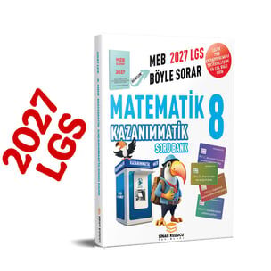 2027 LGS 8. Sınıf Matematik Kazanımmatik Soru Bankası