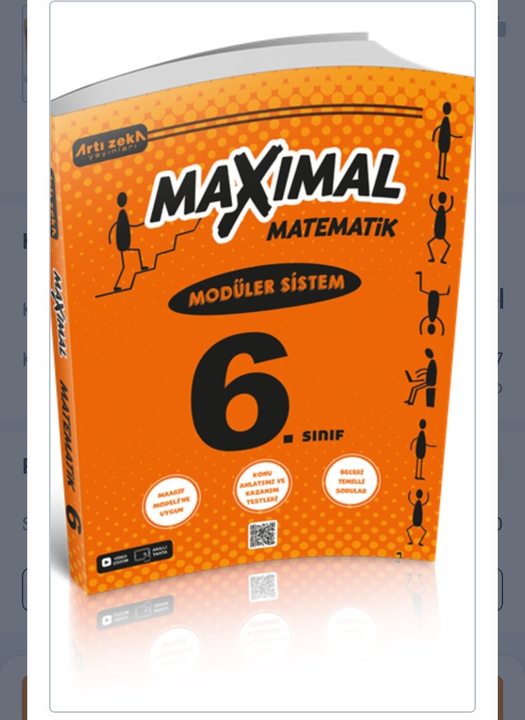 6. Sınıf Matematik Maximal Modüler Sistem Konu Anlatımlı Soru Bankası
