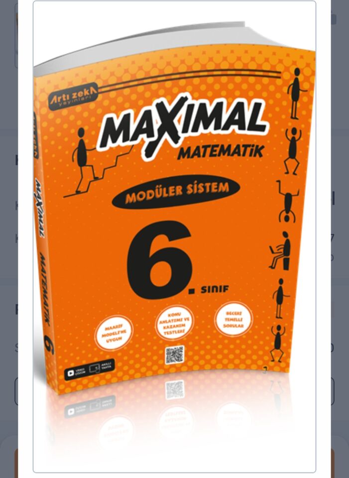 6. Sınıf Matematik Maximal Modüler Sistem Konu Anlatımlı Soru Bankası