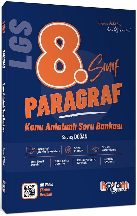 Hocam Anlatır 8. Sınıf Paragraf Soru Bankası