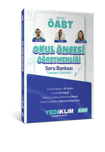 Yediiklim Yayınları 2027 MEB AGS ÖABT Okul Öncesi Öğretmenliği Tamamı Çözümlü Soru Bankası – Cilt 2