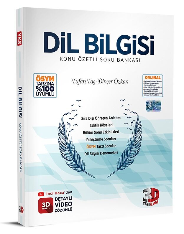 3D Dil Bilgisi Konu Özetli Soru Bankası