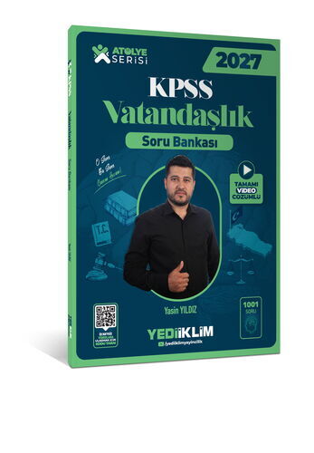 2027 KPSS Vatandaşlık Soru Bankası – Yediiklim Atölye Serisi Video Çözümlü